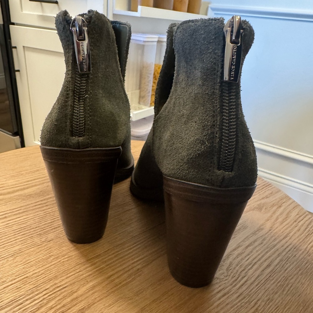 Vince Camuto Forest Suede Ankle Booties - Picture 7 of 11